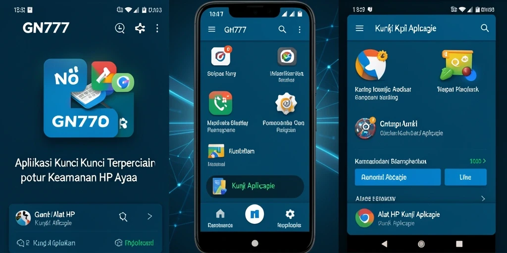 Screenshot GN777 menampilkan fungsi kunci aplikasi yang intuitif.
